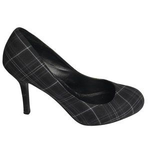 Delicious Black/Grey Plaid Style # Class-s Pumps